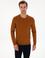 Karamel Slim Fit Yün Karışımlı Bisiklet Yaka Basic Triko Kazak