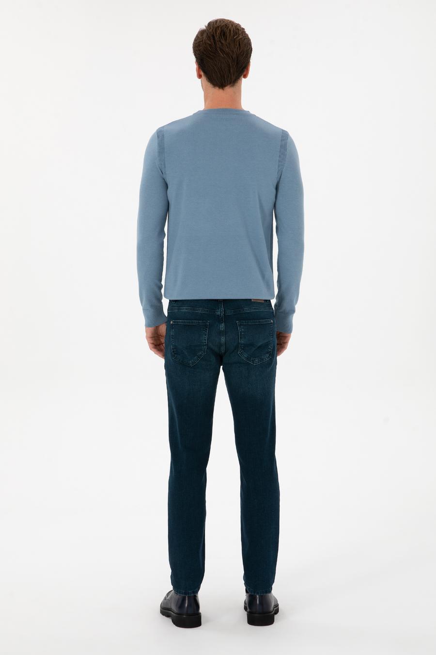Petrol Slim Fit Pamuk Karışımlı Jean Pantolon - 50308699062