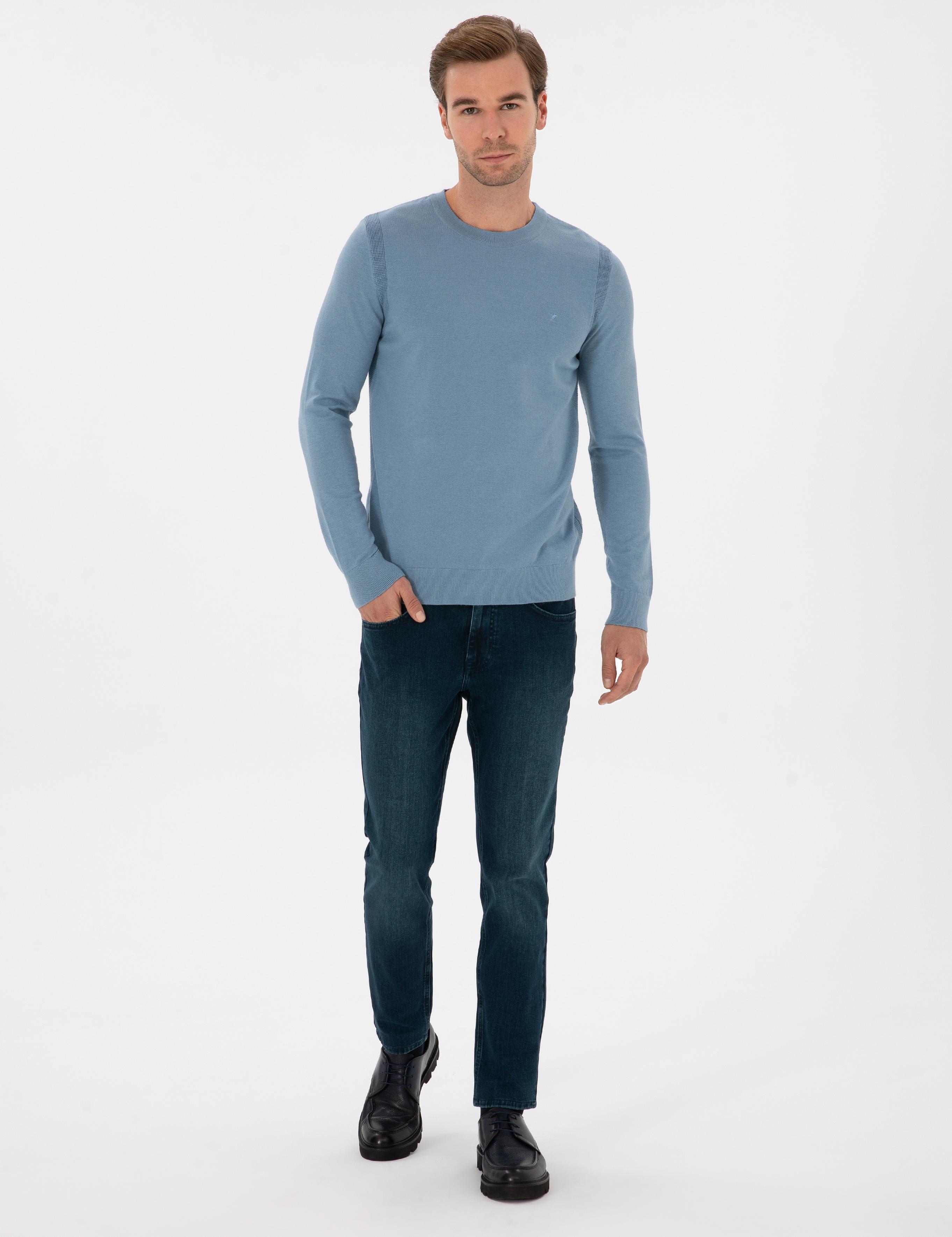 Petrol Slim Fit Pamuk Karışımlı Jean Pantolon - 50308699062