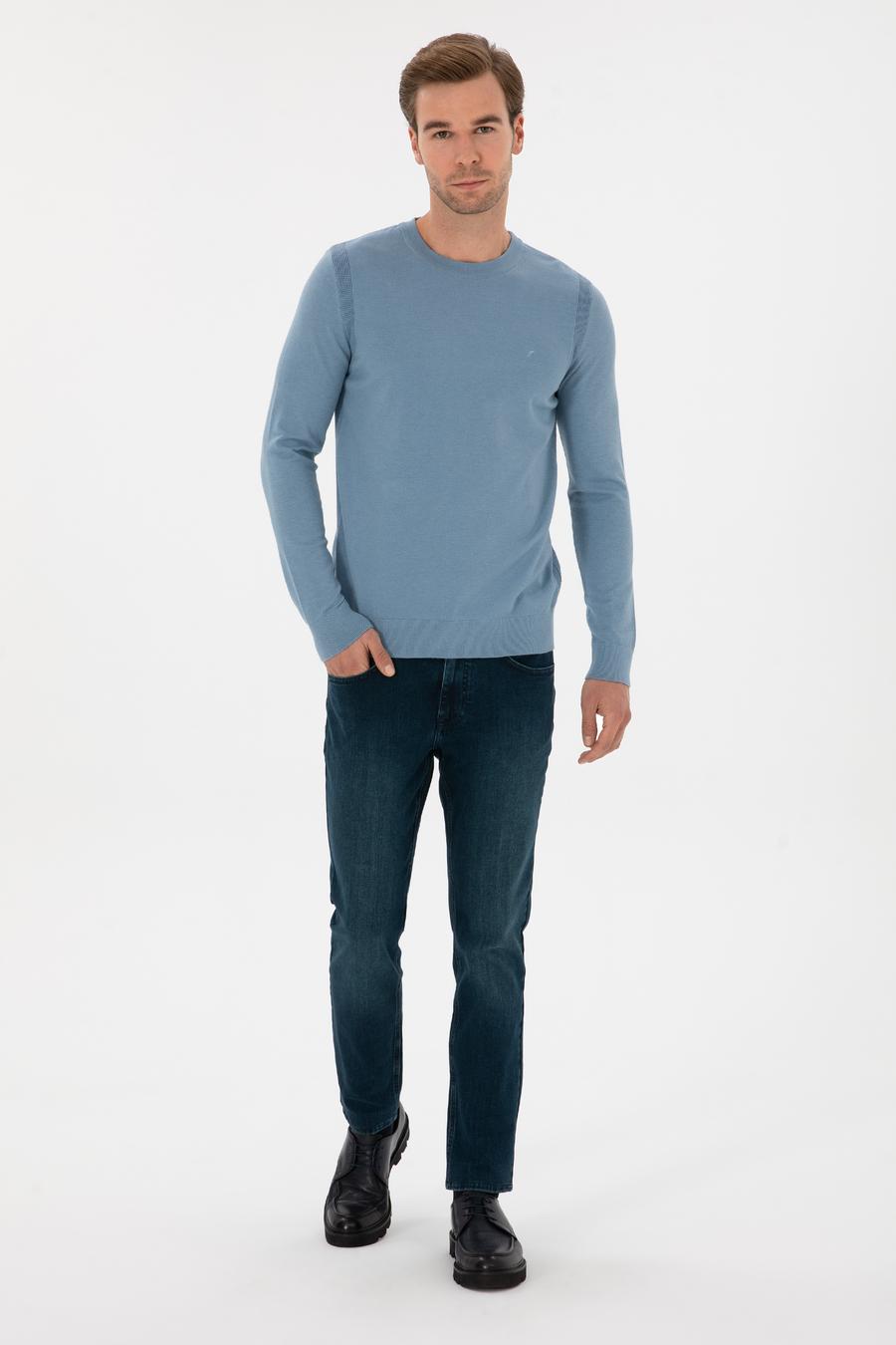 Petrol Slim Fit Pamuk Karışımlı Jean Pantolon - 50308699062