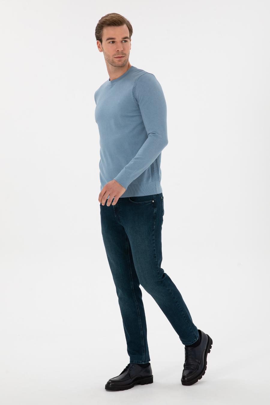Petrol Slim Fit Pamuk Karışımlı Jean Pantolon - 50308699062