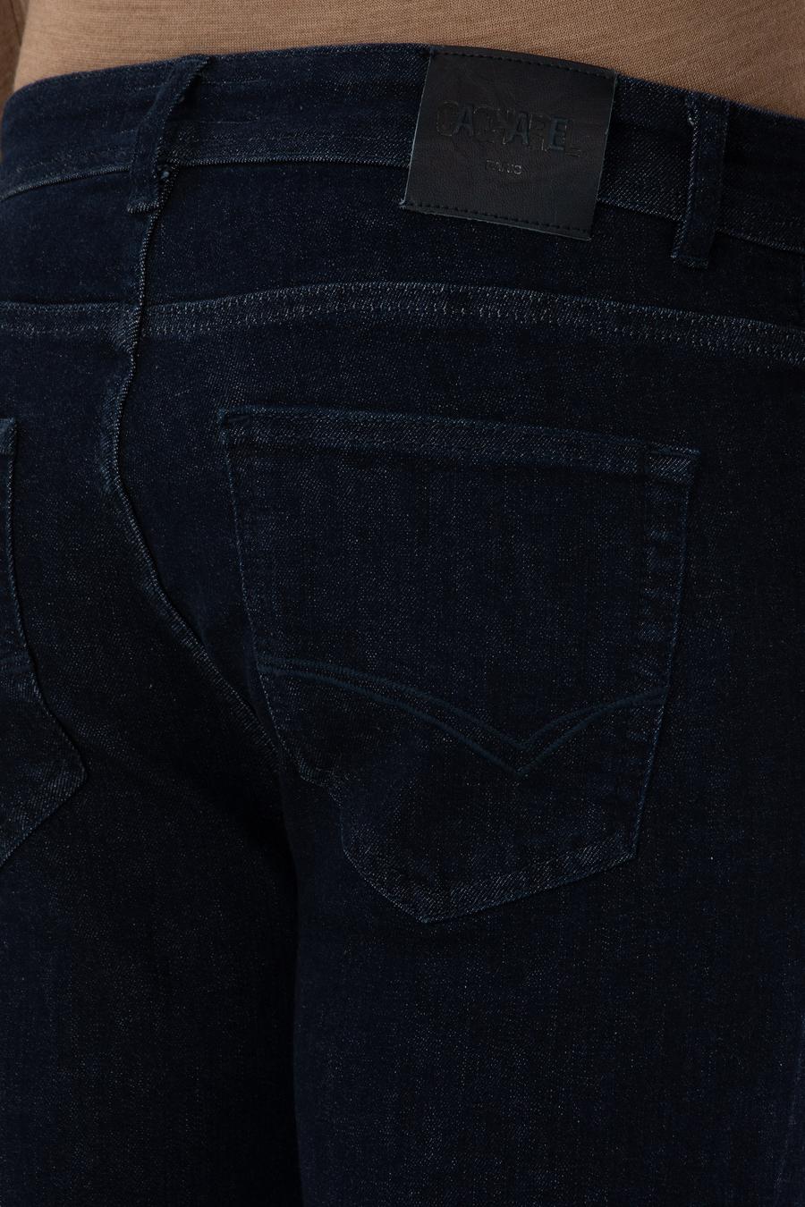 Lacivert Slim Fit Pamuk Karışımlı Jean Pantolon - 50313706047