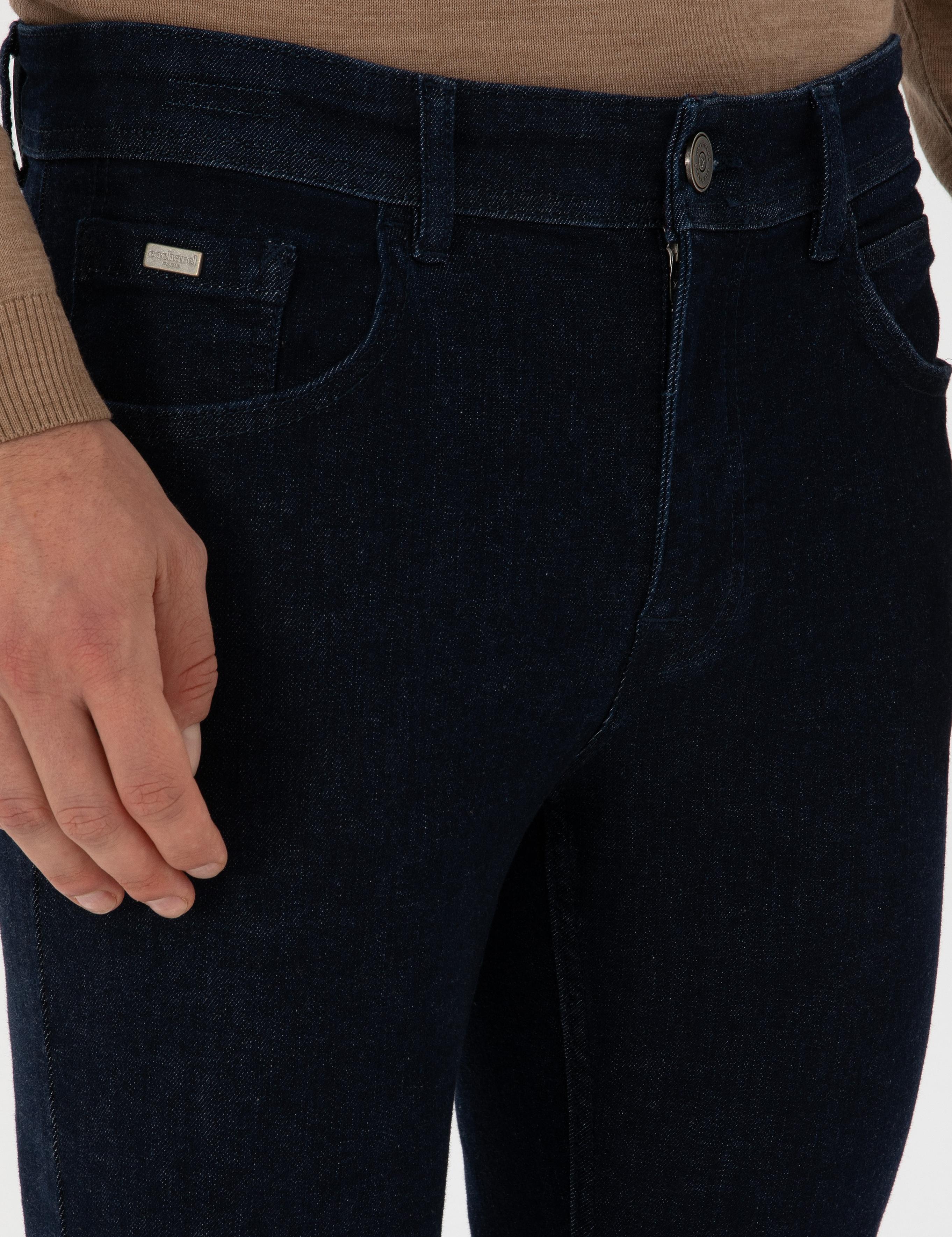 Lacivert Slim Fit Pamuk Karışımlı Jean Pantolon - 50313706047
