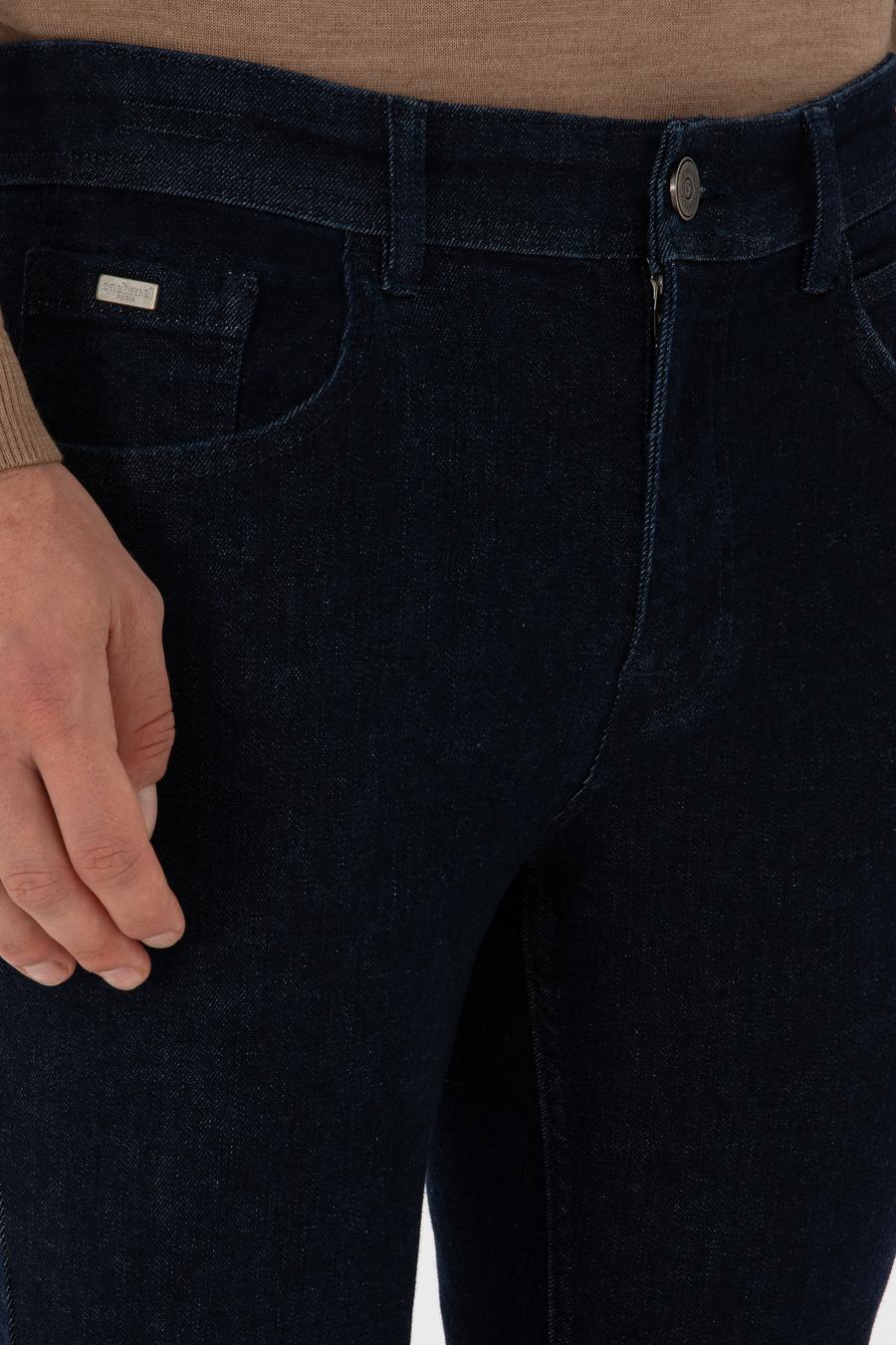 Lacivert Slim Fit Pamuk Karışımlı Jean Pantolon - 50313706047