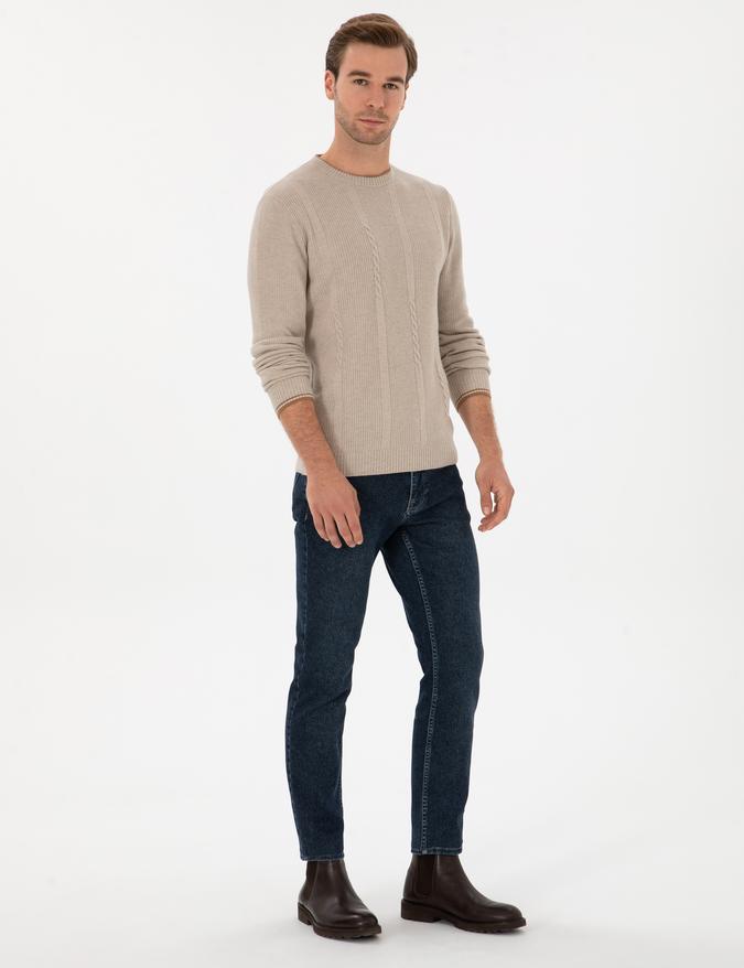 İndigo Slim Fit Pamuk Karışımlı Jean Pantolon