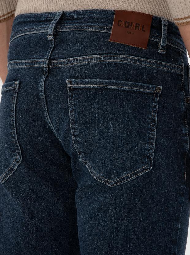 İndigo Slim Fit Pamuk Karışımlı Jean Pantolon