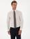 Ekru Slim Fit % 100 Pamuk Gömlek
