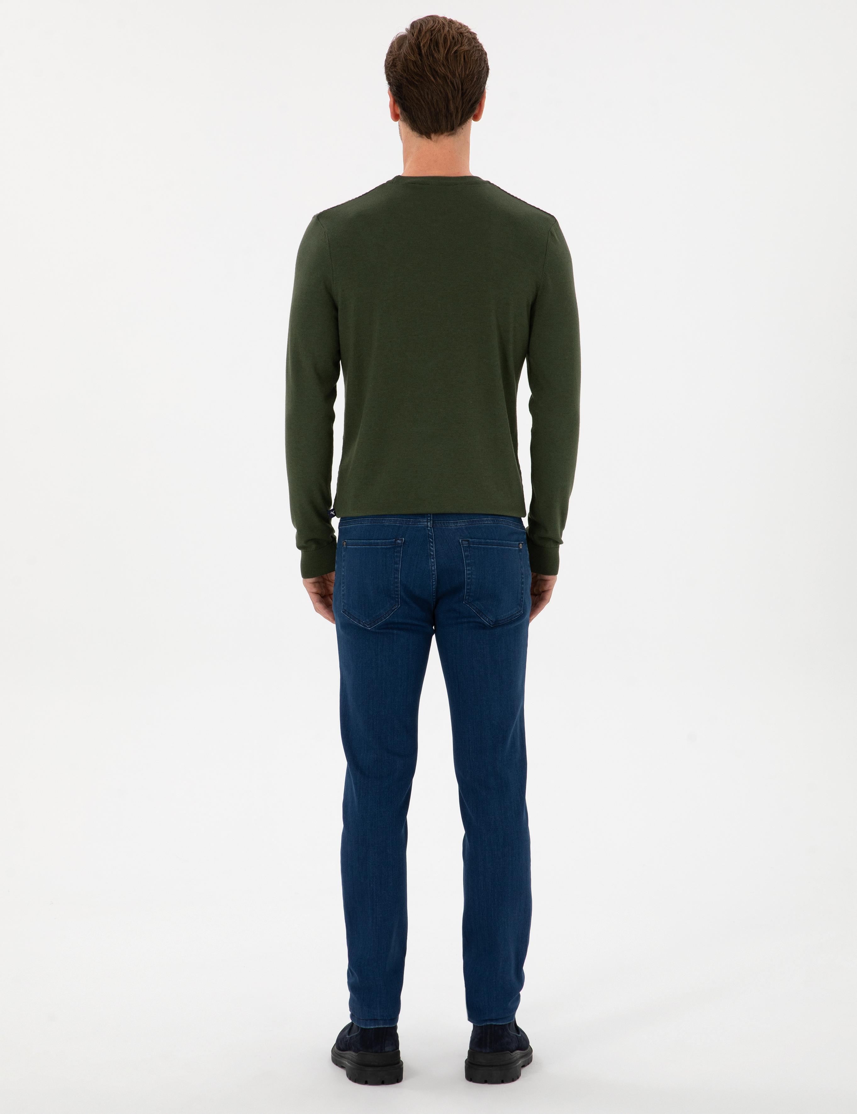 Açık Mavi Slim Fit Pamuk Liyosel Karışımlı Jean Pantolon - 50308673027