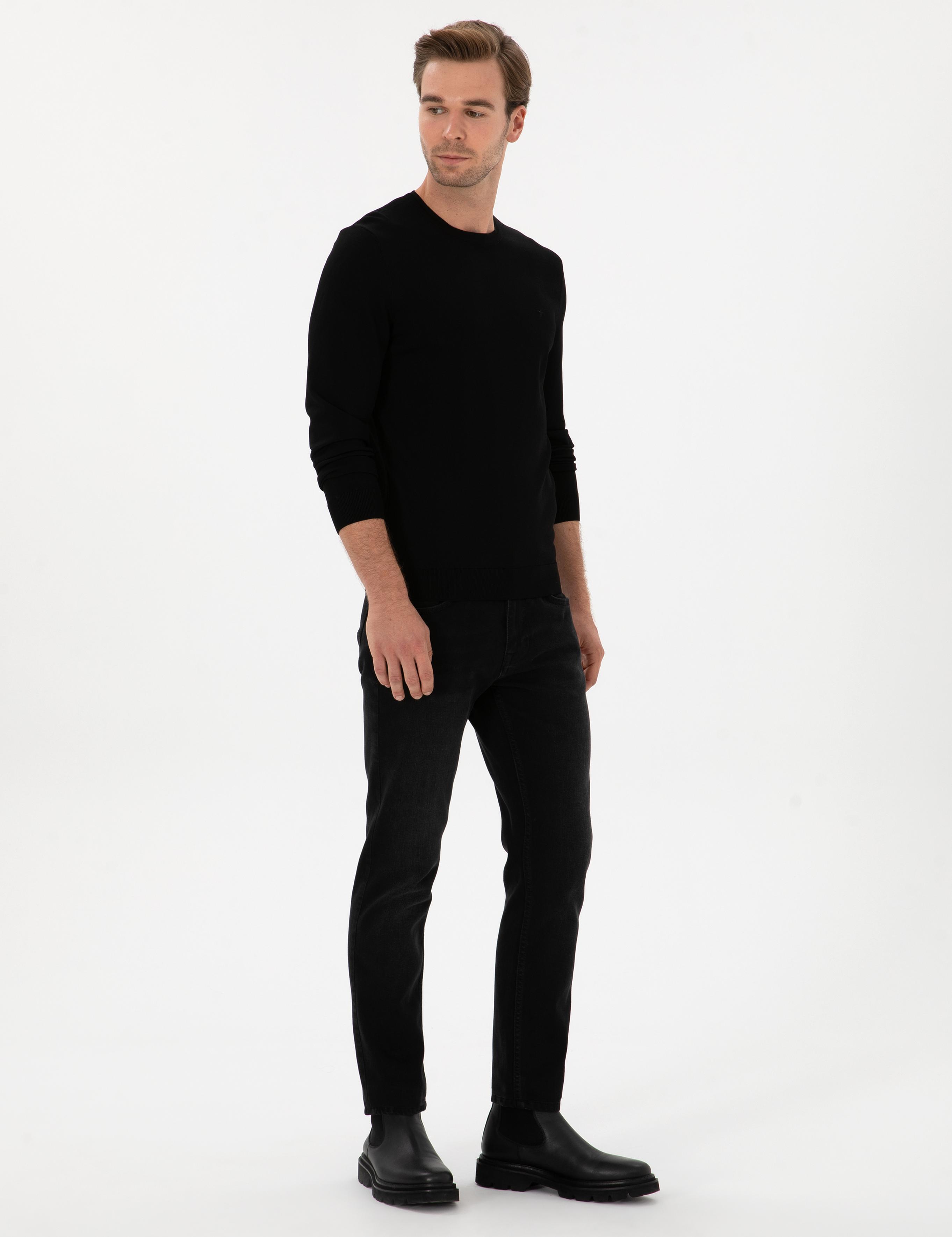 Antrasit Slim Fit Pamuk Karışımlı Jean Pantolon - 50308650062