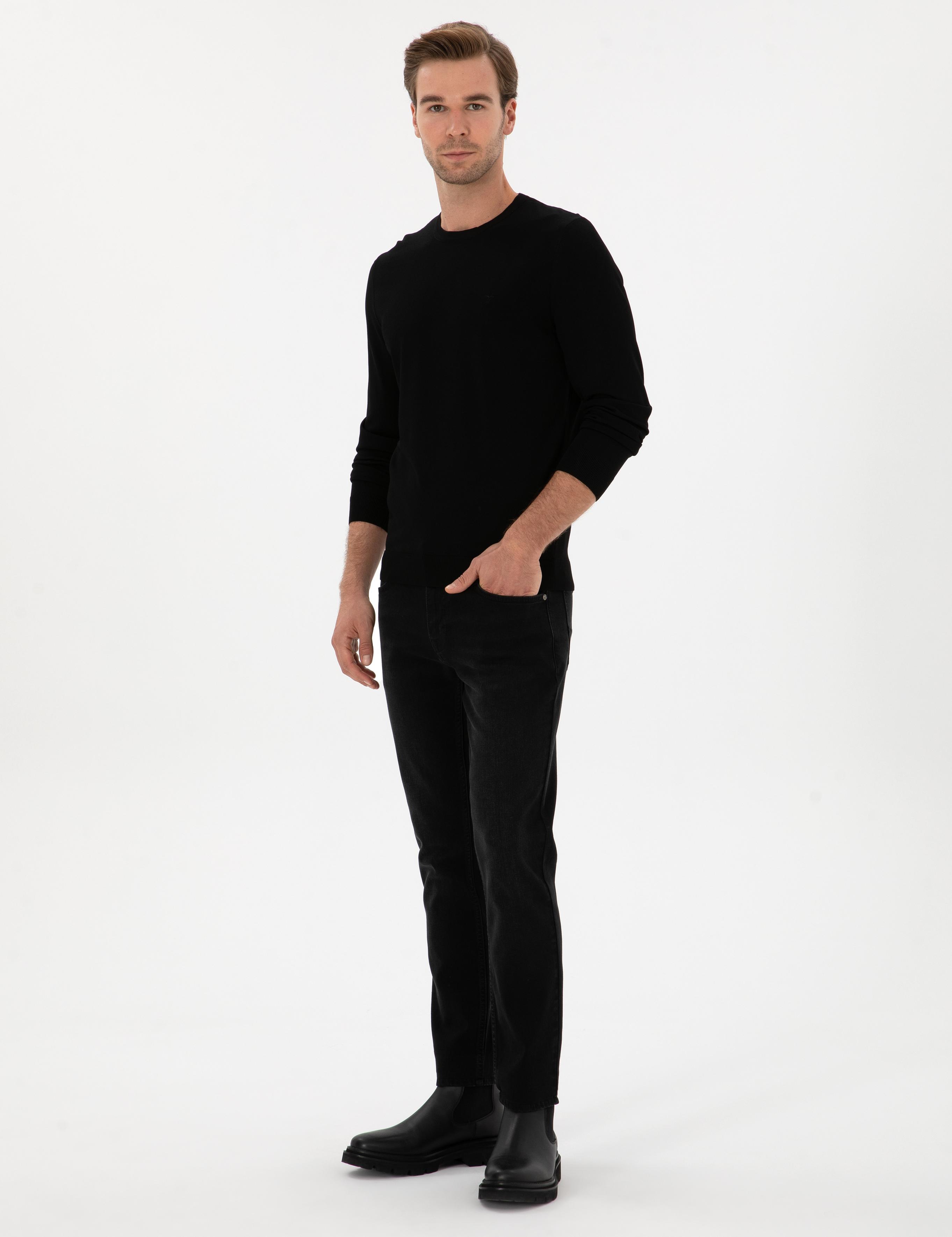 Antrasit Slim Fit Pamuk Karışımlı Jean Pantolon - 50308650062