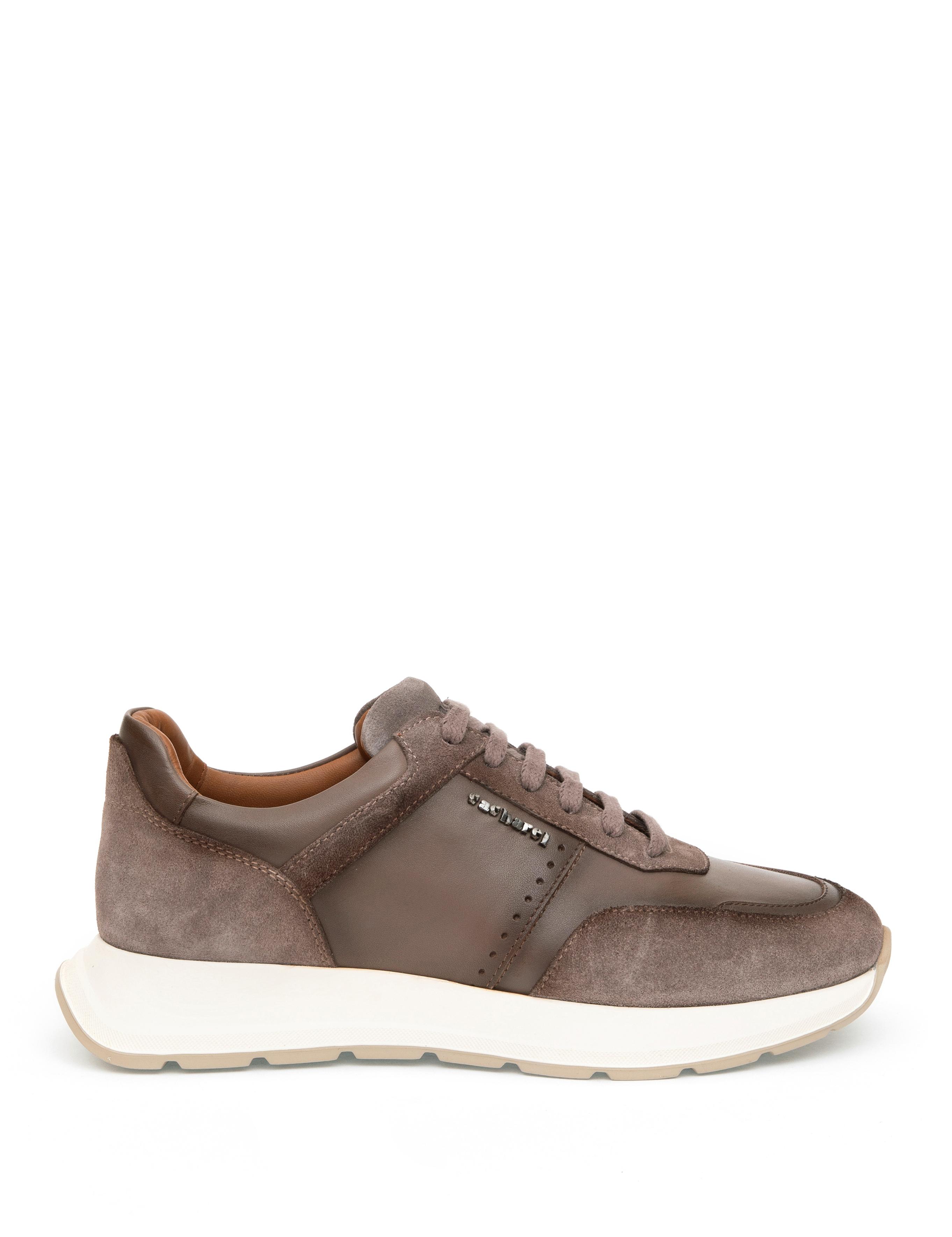 Kahverengi Eva Taban %100 Deri Sneaker Ayakkabı - 50312358014
