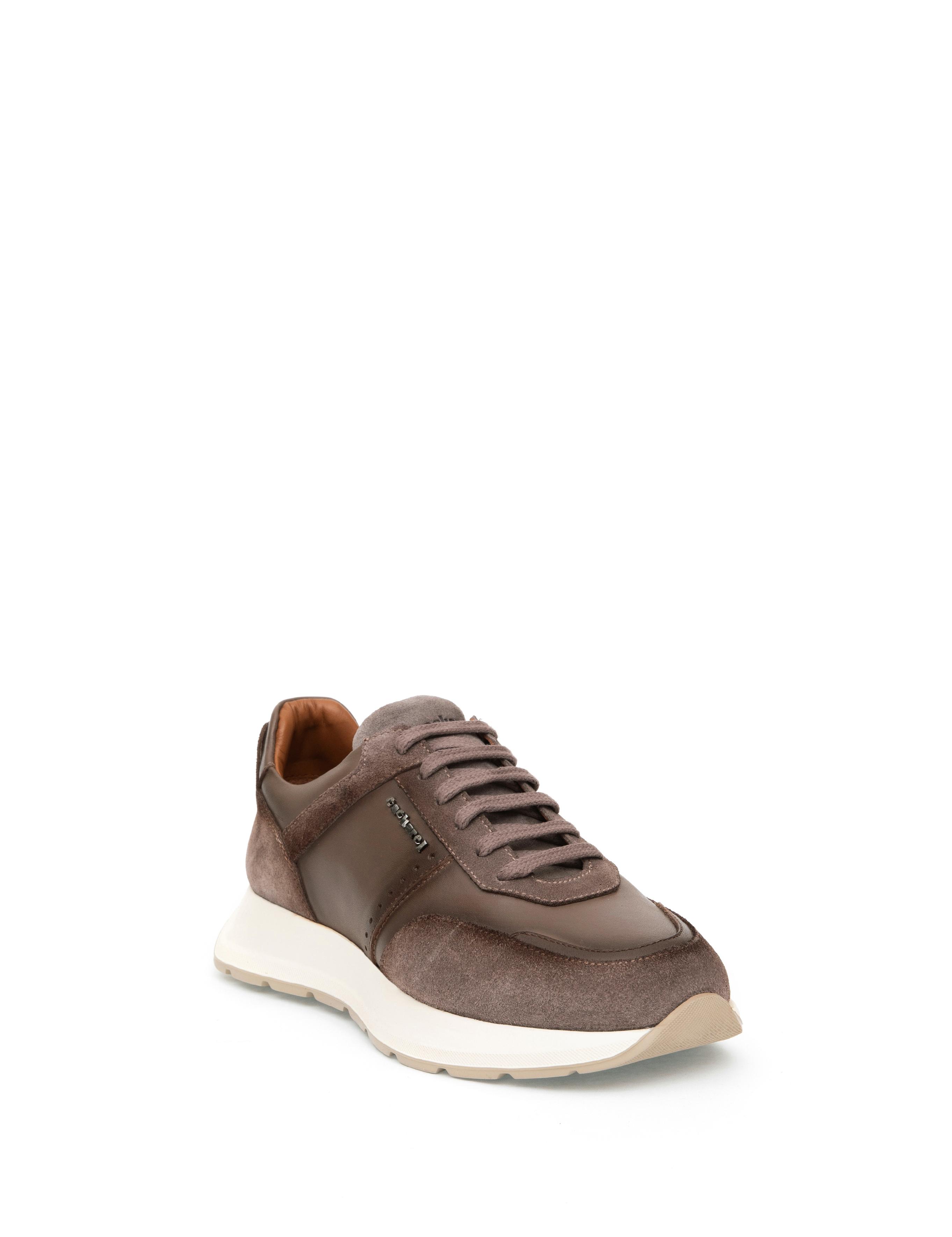 Kahverengi Eva Taban %100 Deri Sneaker Ayakkabı - 50312358014