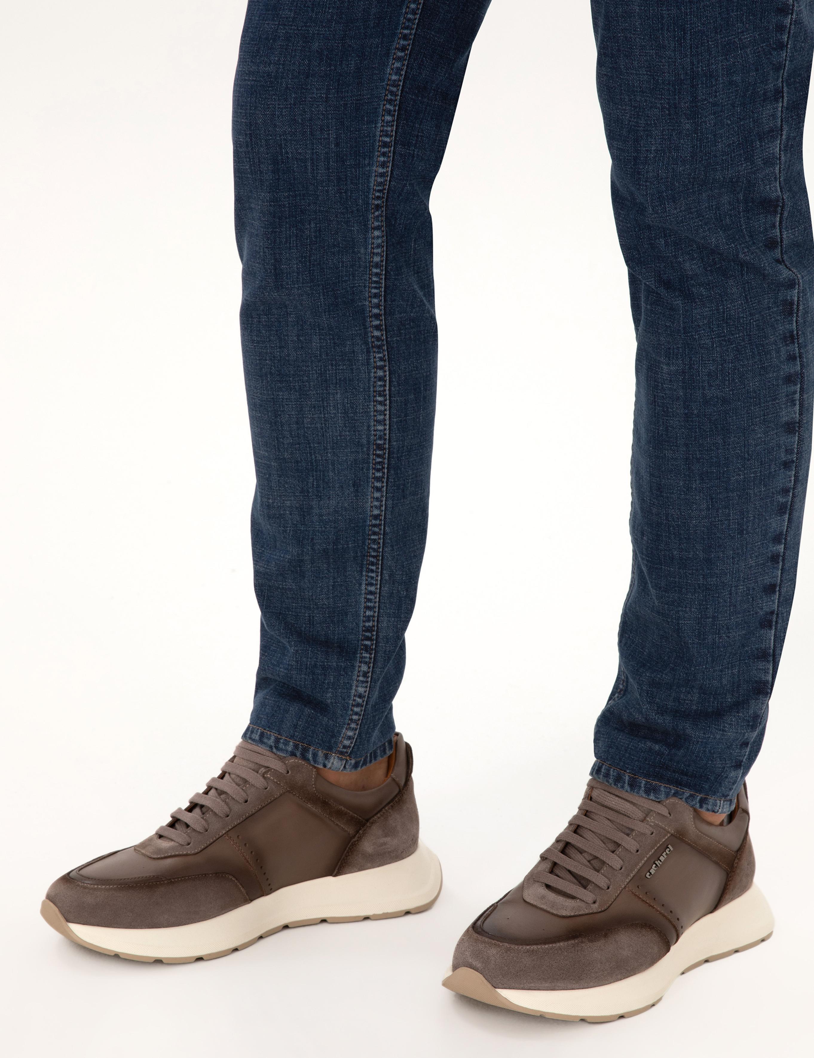Kahverengi Eva Taban %100 Deri Sneaker Ayakkabı - 50312358014
