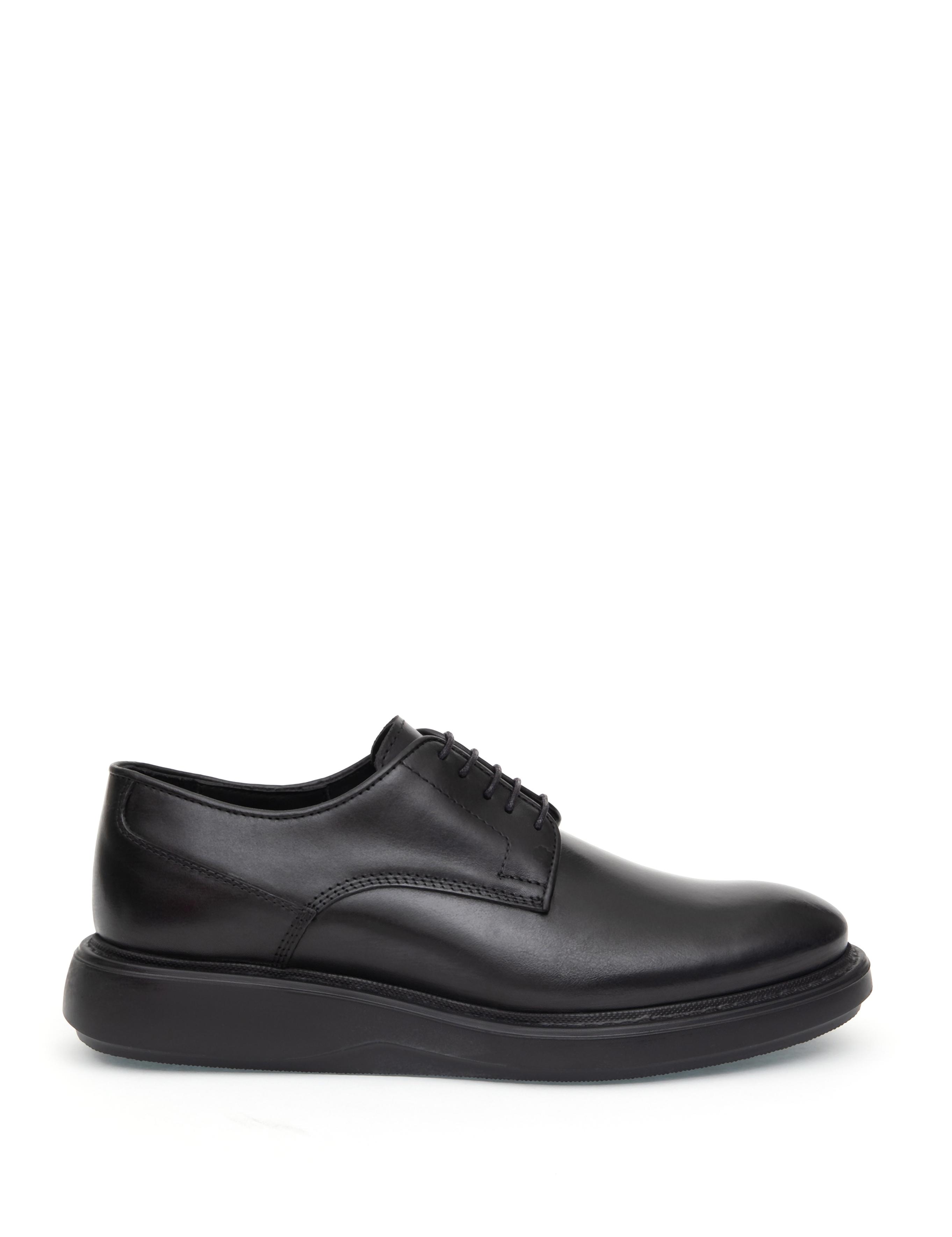 Siyah Eva Taban %100 Deri Smart Casual Ayakkabı - 50312158006