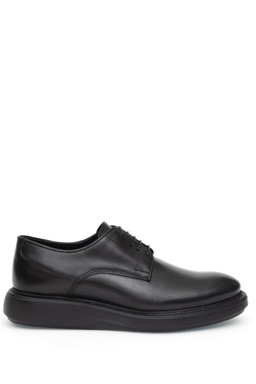 Siyah Eva Taban %100 Deri Smart Casual Ayakkabı - 50312158006