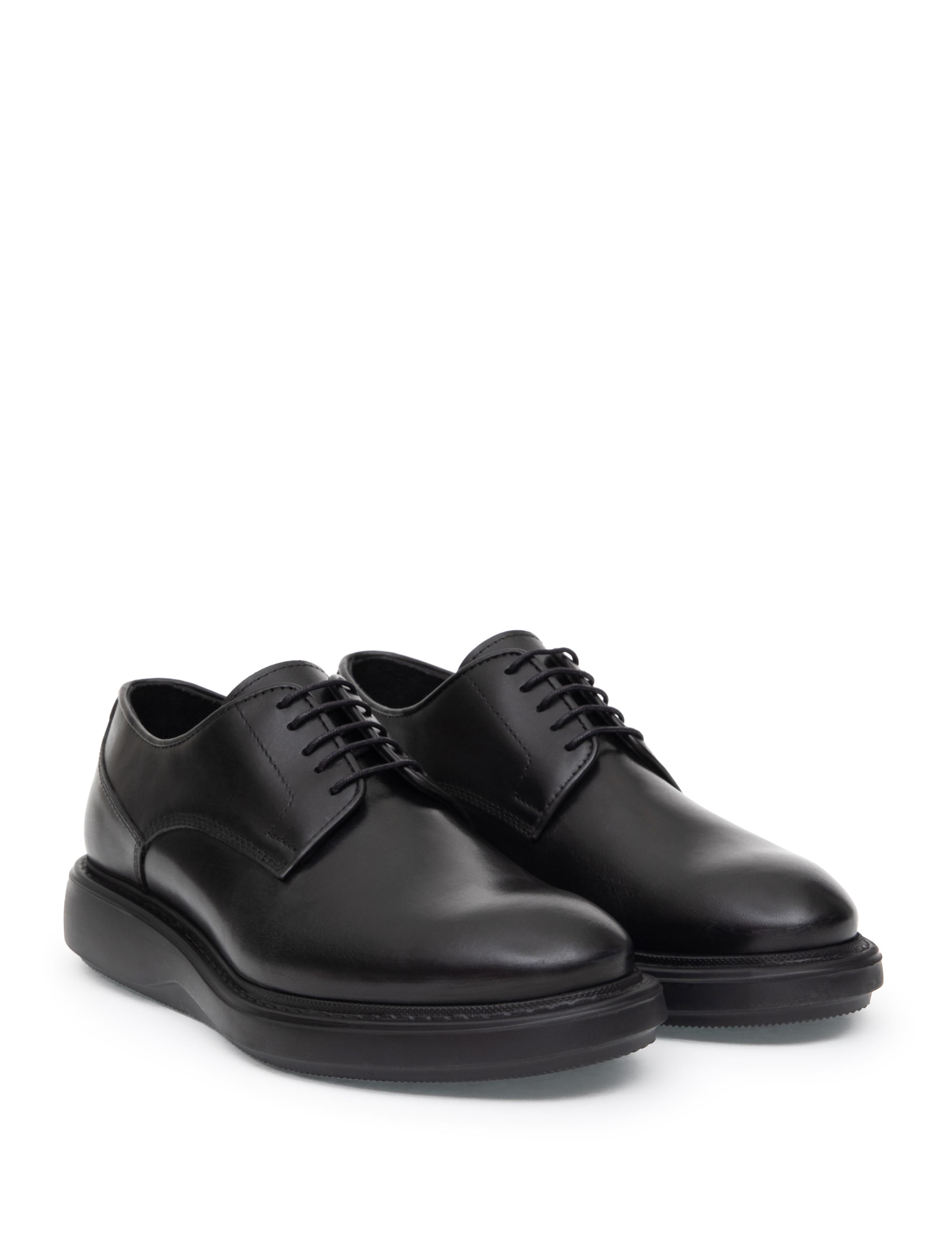 Siyah Eva Taban %100 Deri Smart Casual Ayakkabı - 50312158006