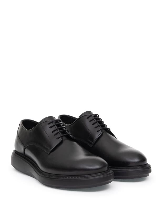 Siyah Eva Taban %100 Deri Smart Casual Ayakkabı