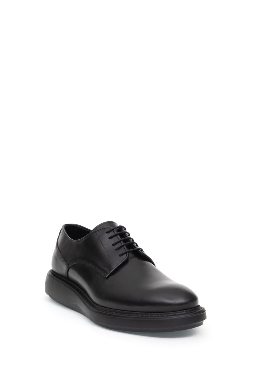 Siyah Eva Taban %100 Deri Smart Casual Ayakkabı - 50312158006