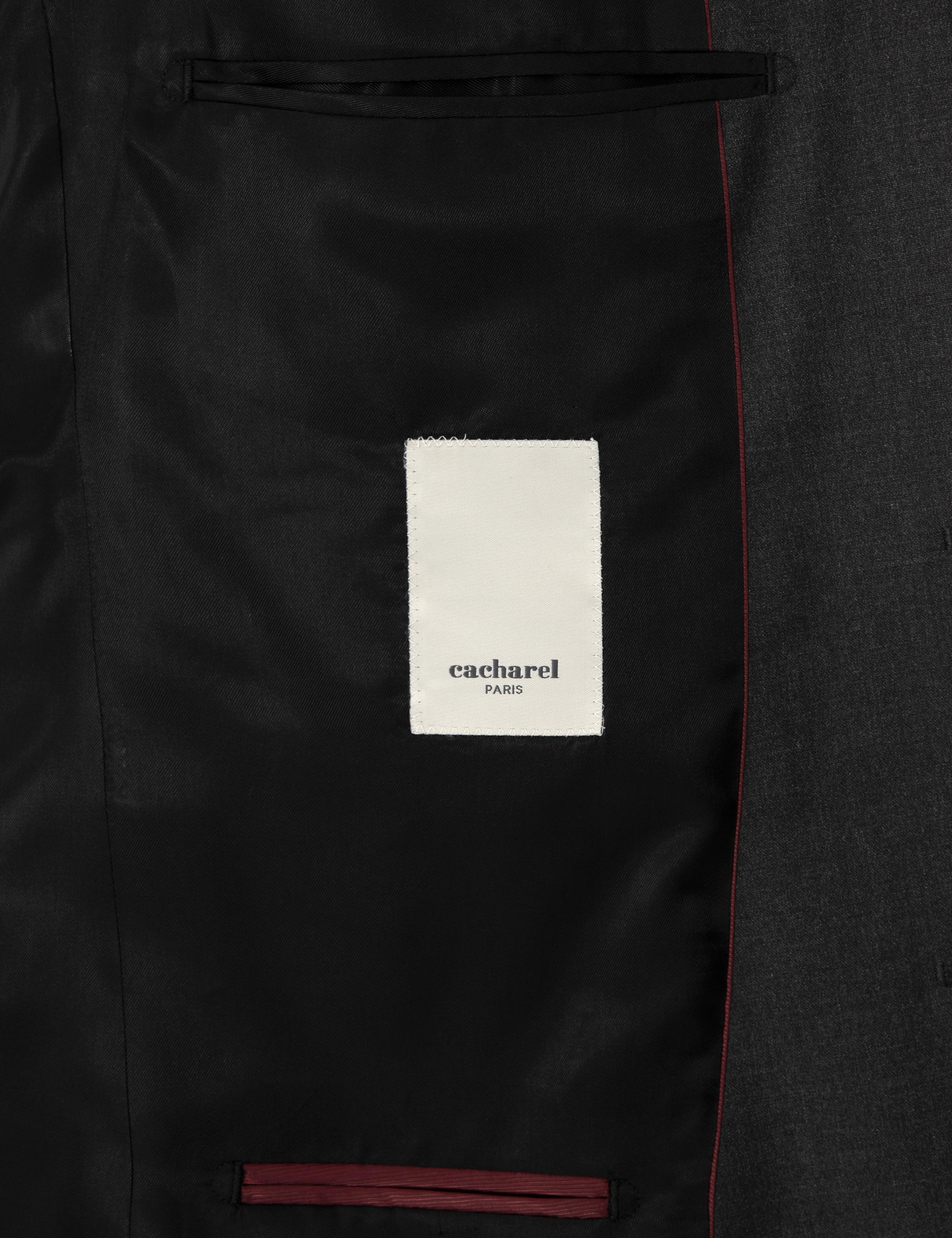 Füme Slim Fit Mikro Desenli Yün Karışımlı Takım Elbise - 50318061023