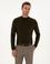 Haki Slim Fit Pamuk Karışımlı Çeyrek Balıkçı Yaka Basic Triko Kazak