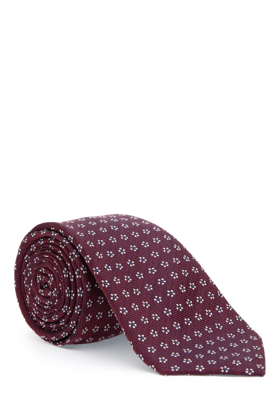 Bordo %100 İpek Kravat - 50317308003