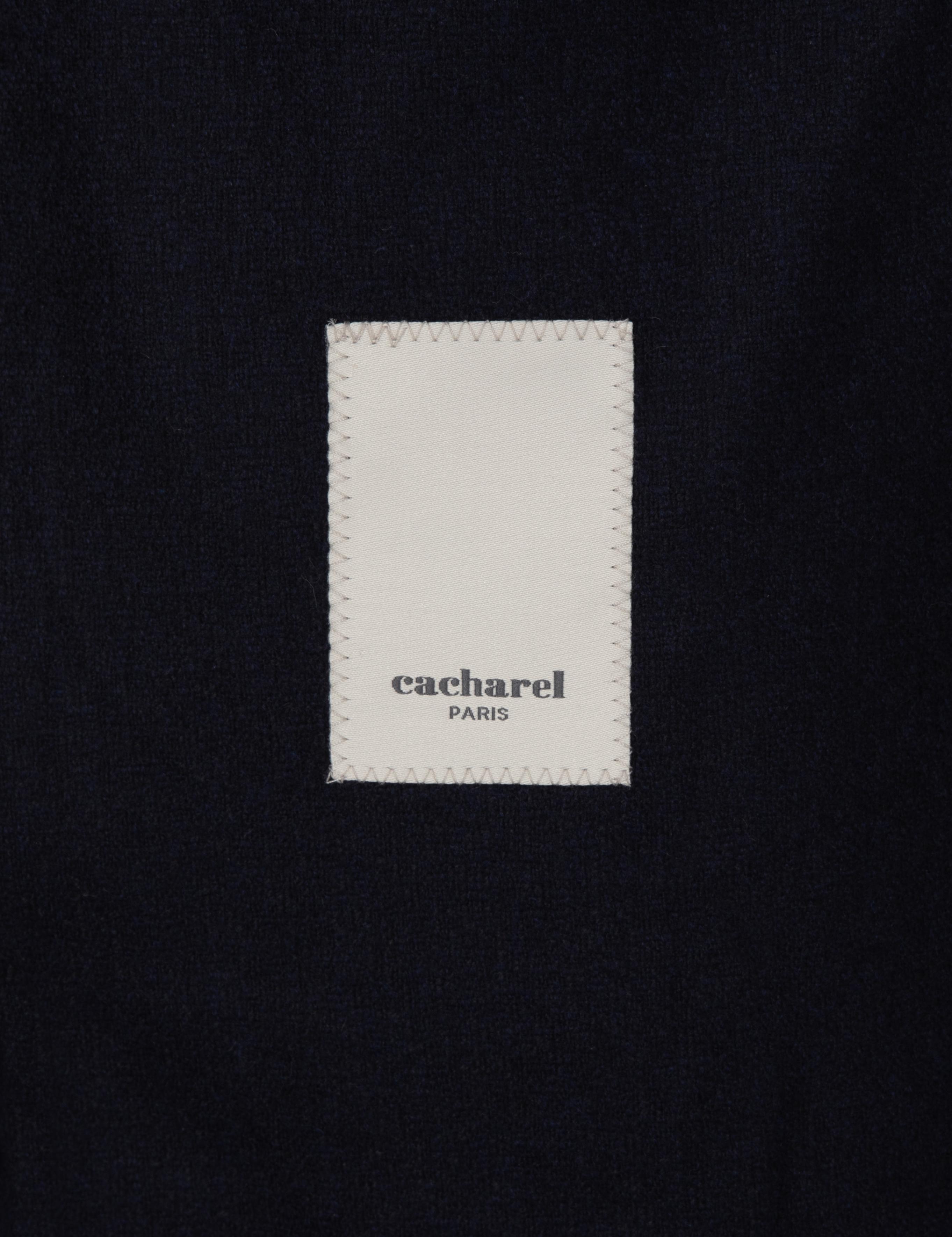 Lacivert Slim Fit Yün Kaşmir Karışımlı Ceket - 50299266008