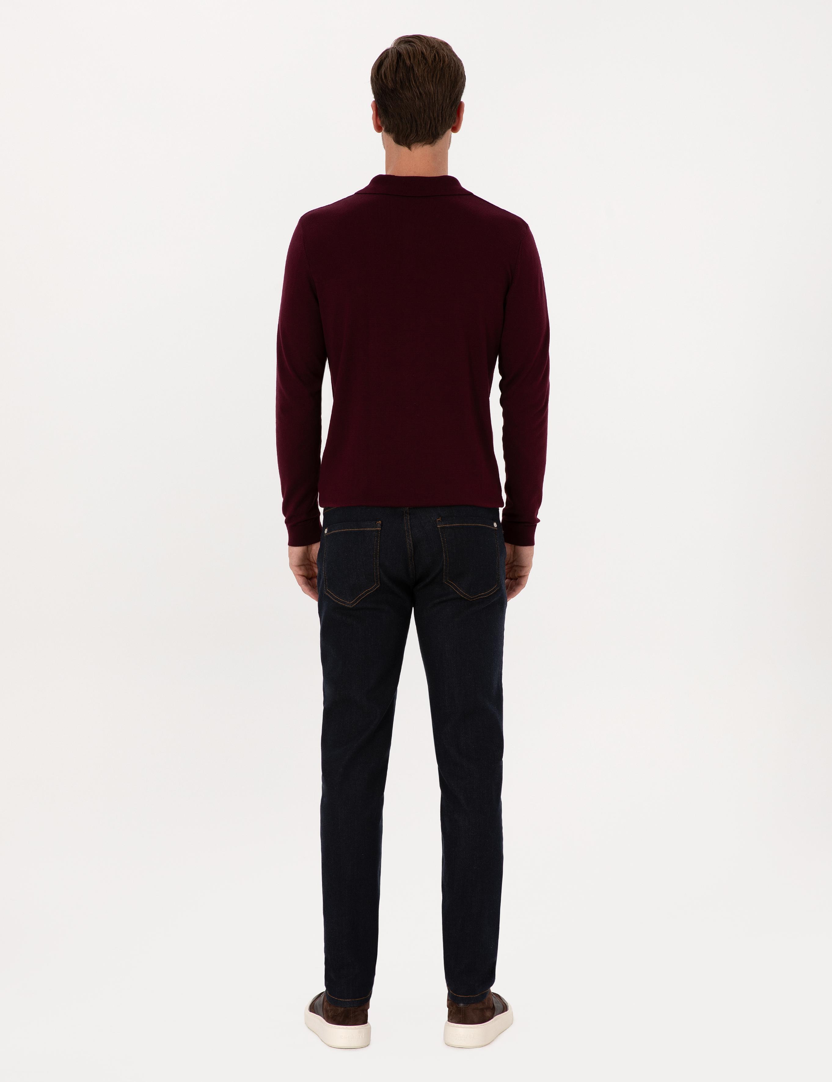 Lacivert Slim Fit Pamuk Karışımlı Jean Pantolon - 50314011022