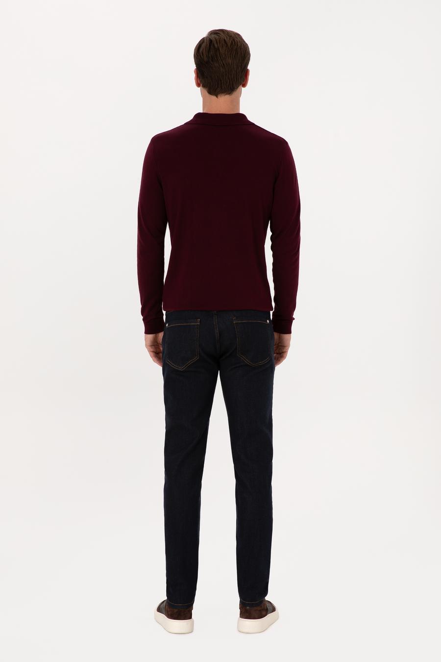 Lacivert Slim Fit Pamuk Karışımlı Jean Pantolon - 50314011022