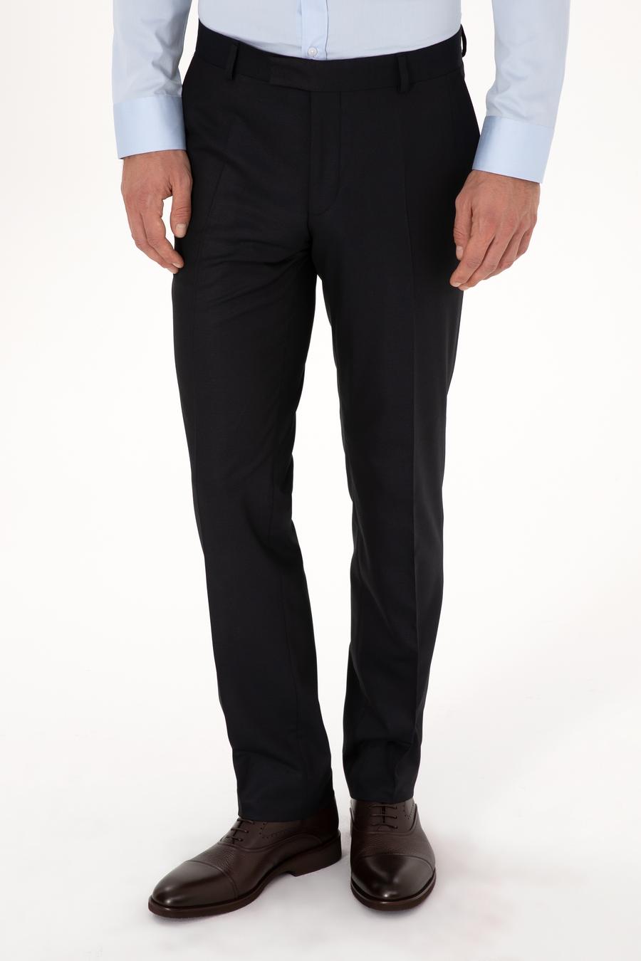 Lacivert Slim Fit Klasik Pantolon - 50318985003