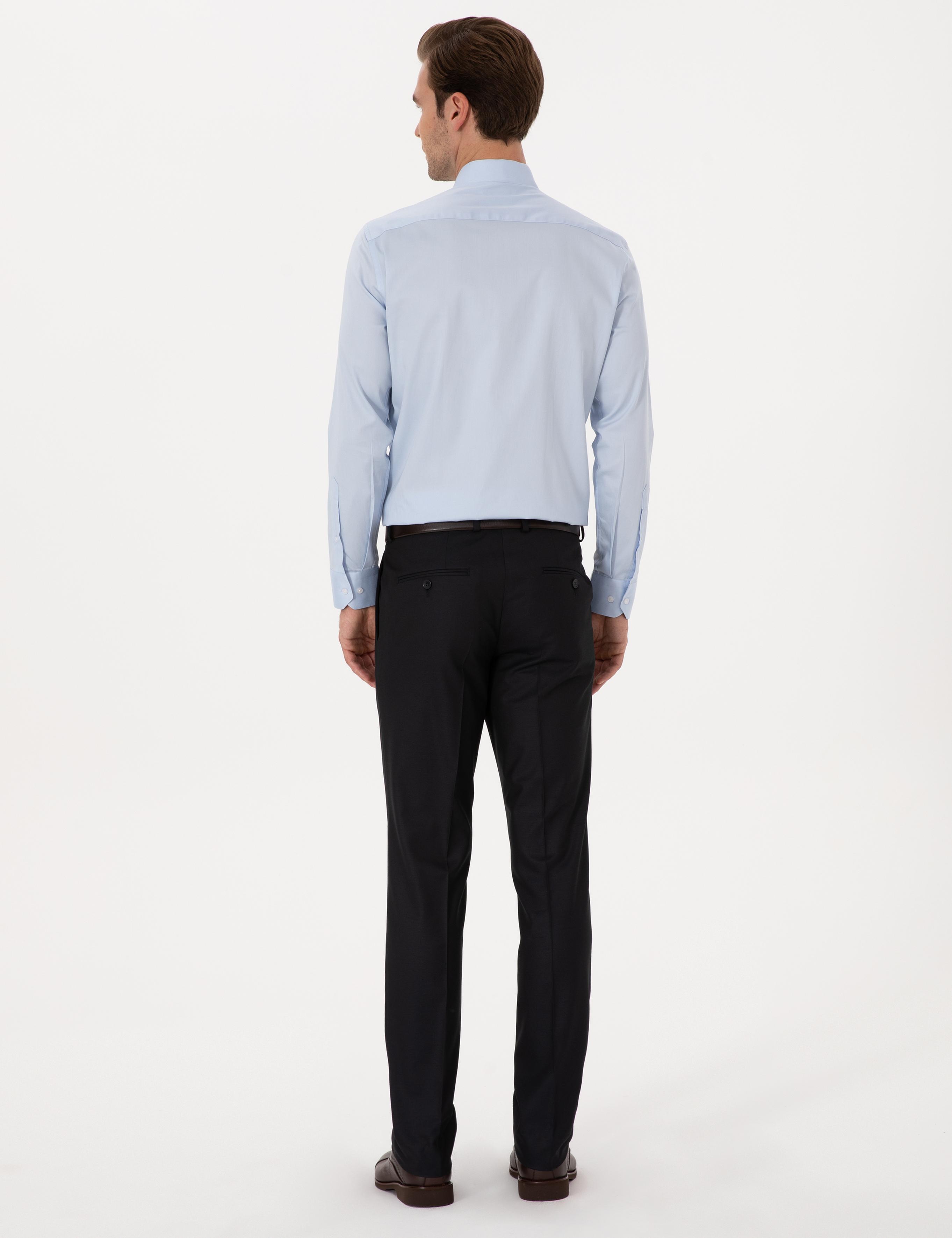 Lacivert Slim Fit Klasik Pantolon - 50318985003
