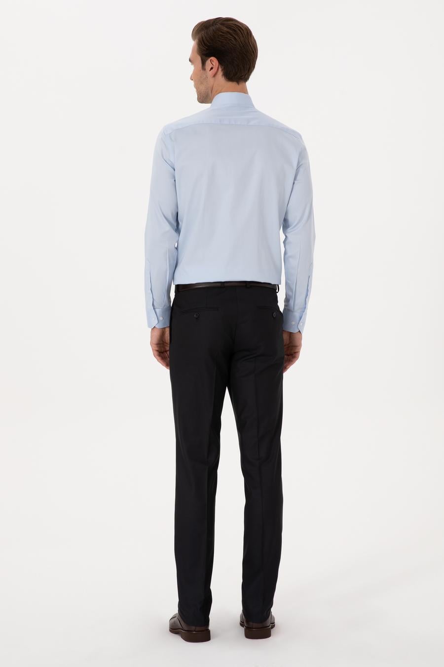 Lacivert Slim Fit Klasik Pantolon - 50318985003