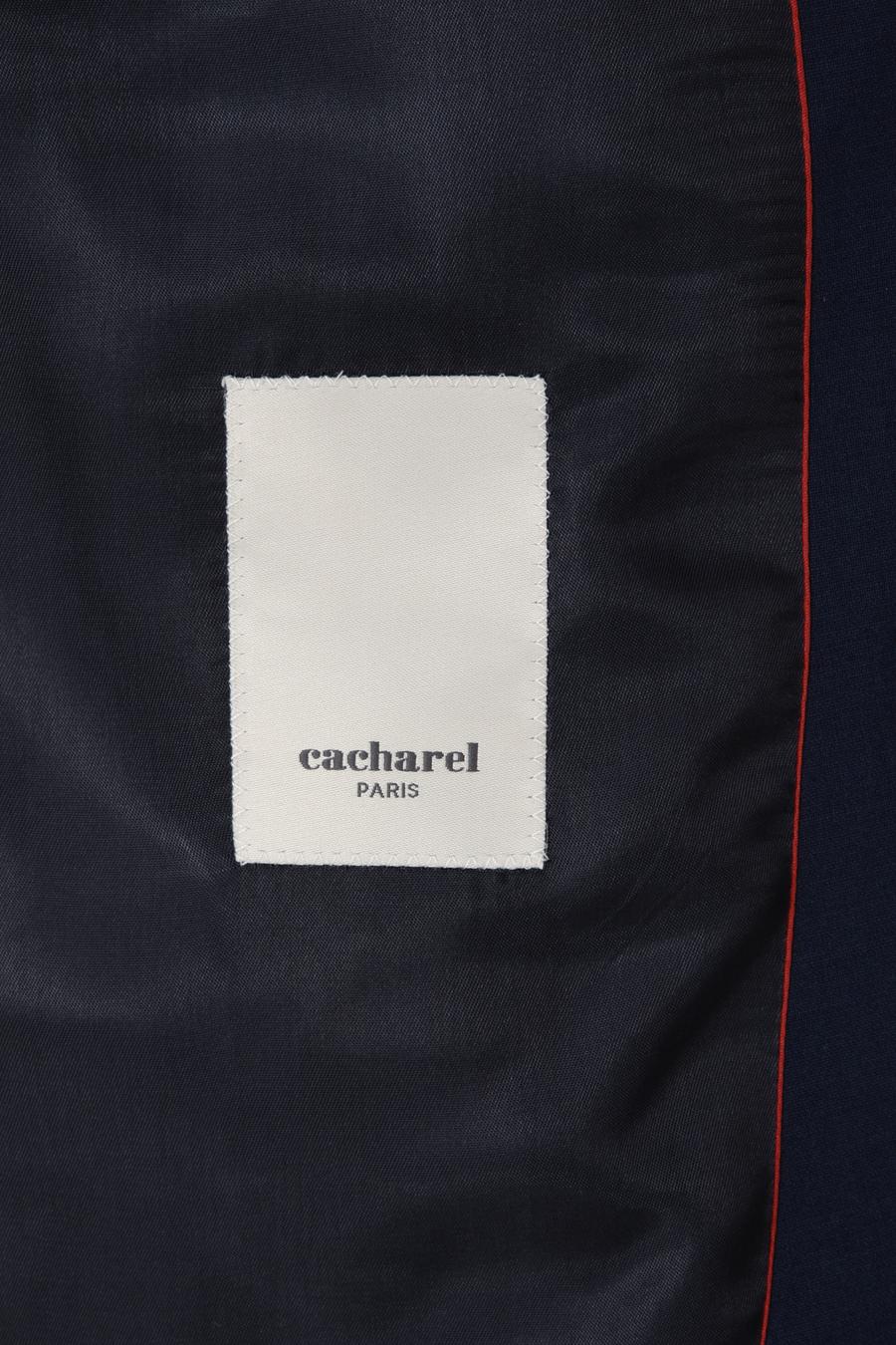 Lacivert Slim Fit Yün Karışımlı Mikro Desenli Takım Elbise - 50318023041