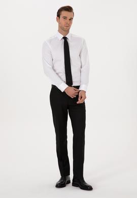 Siyah Slim Fit Klasik Pantolon