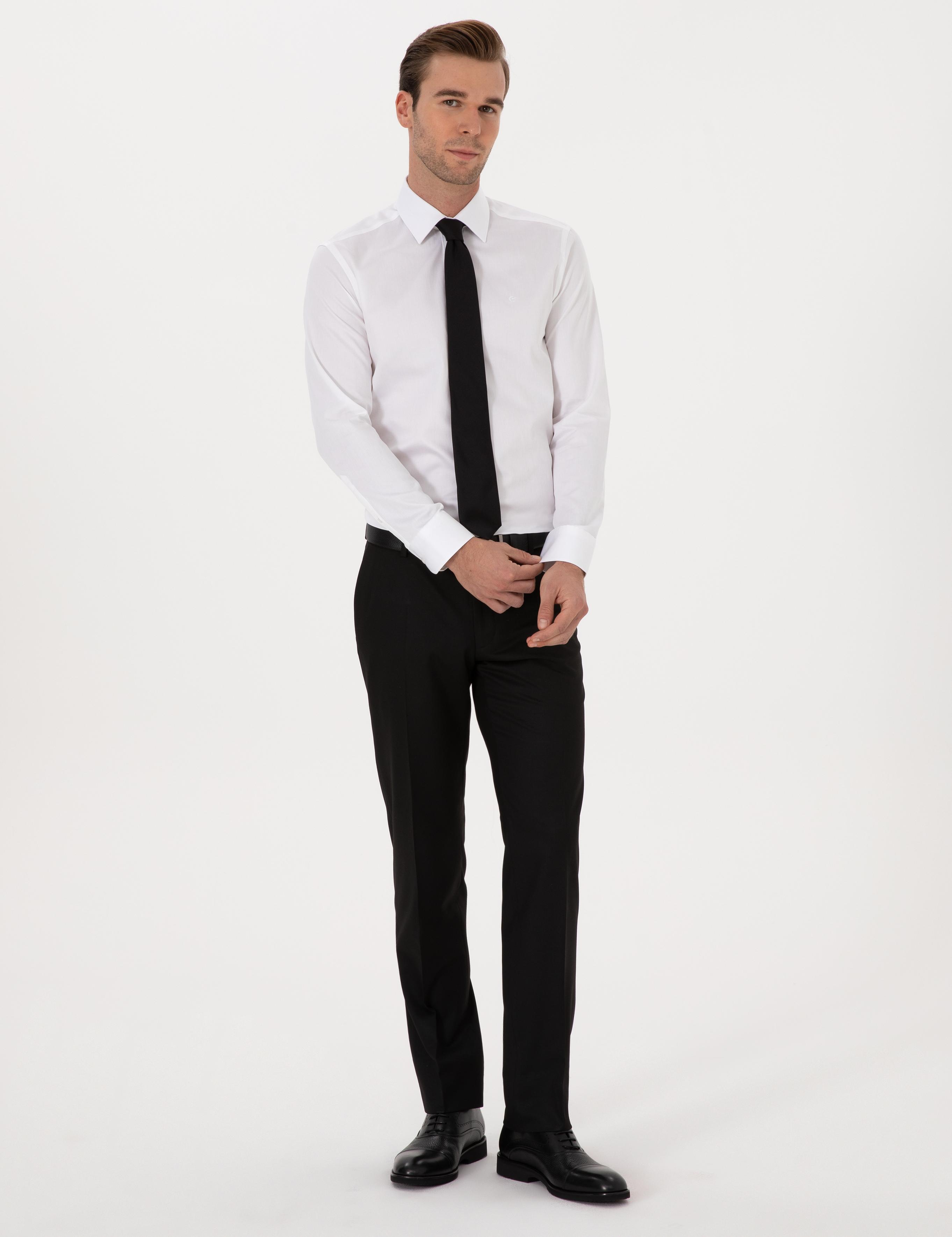Siyah Slim Fit Klasik Pantolon - 50318985015