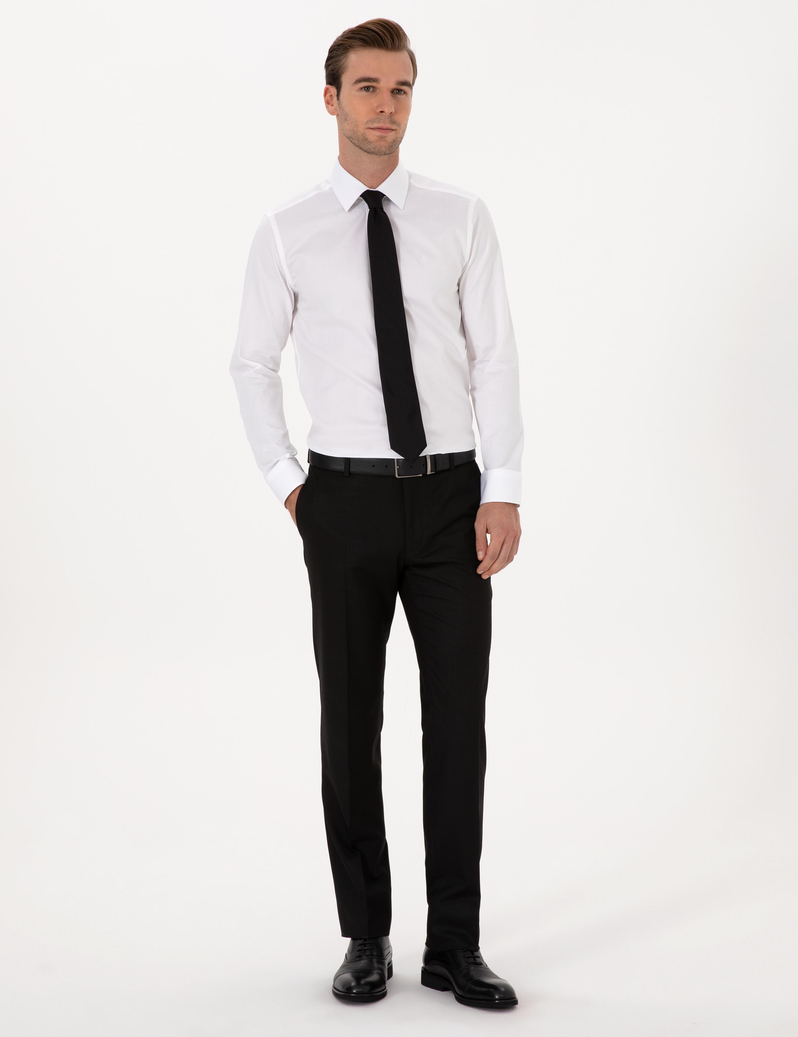Siyah Slim Fit Klasik Pantolon - 50318985015