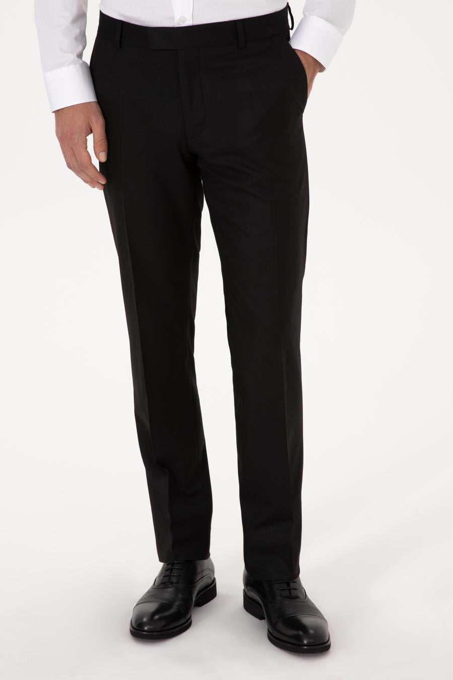 Siyah Slim Fit Klasik Pantolon - 50318985015