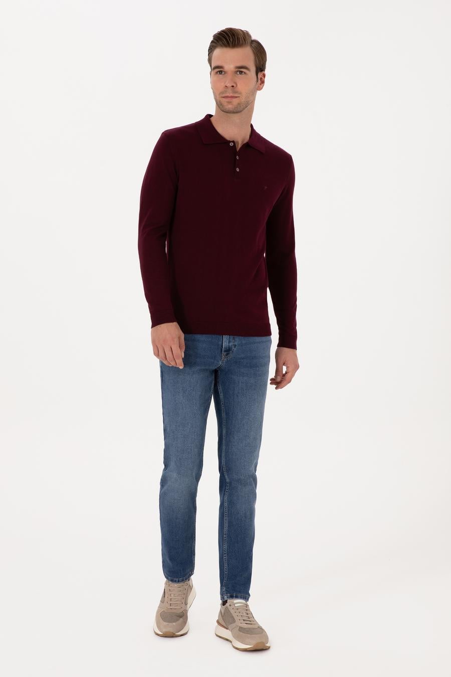 Açık Mavi Slim Fit Pamuk Karışımlı Jean Pantolon - 50313998047