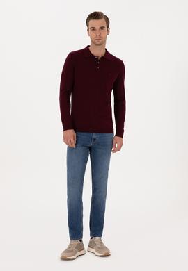 Açık Mavi Slim Fit Pamuk Karışımlı Jean Pantolon