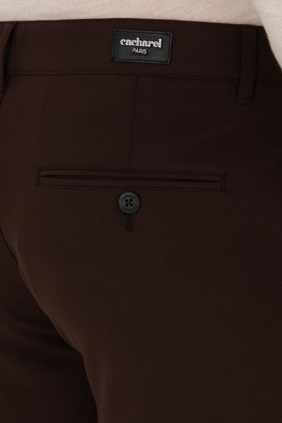 Kahverengi Slim Fit Kanvas Pantolon - 50319449043