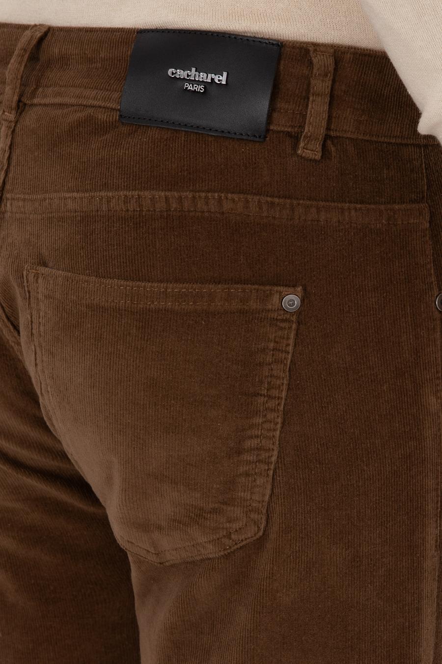 Vizon Straight Fit Pamuk Karışımlı İnce Fitilli Kadife Kanvas Pantolon - 50314000153