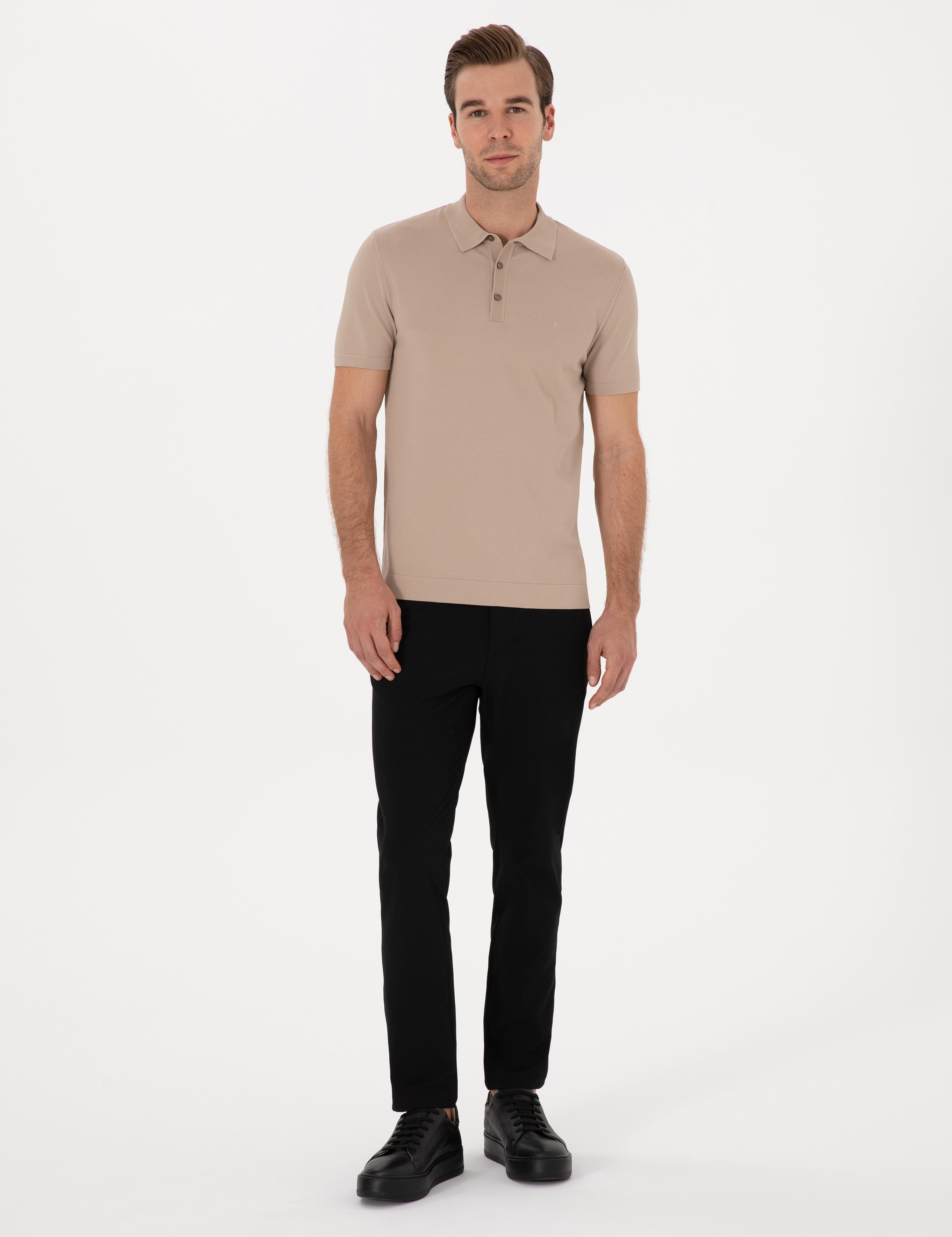 Lacivert Slim Fit Kanvas Pantolon - 50304090023