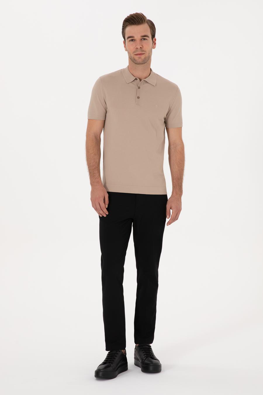 Lacivert Slim Fit Kanvas Pantolon - 50304090023