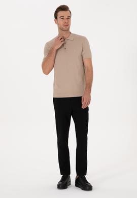 Lacivert Slim Fit Kanvas Pantolon