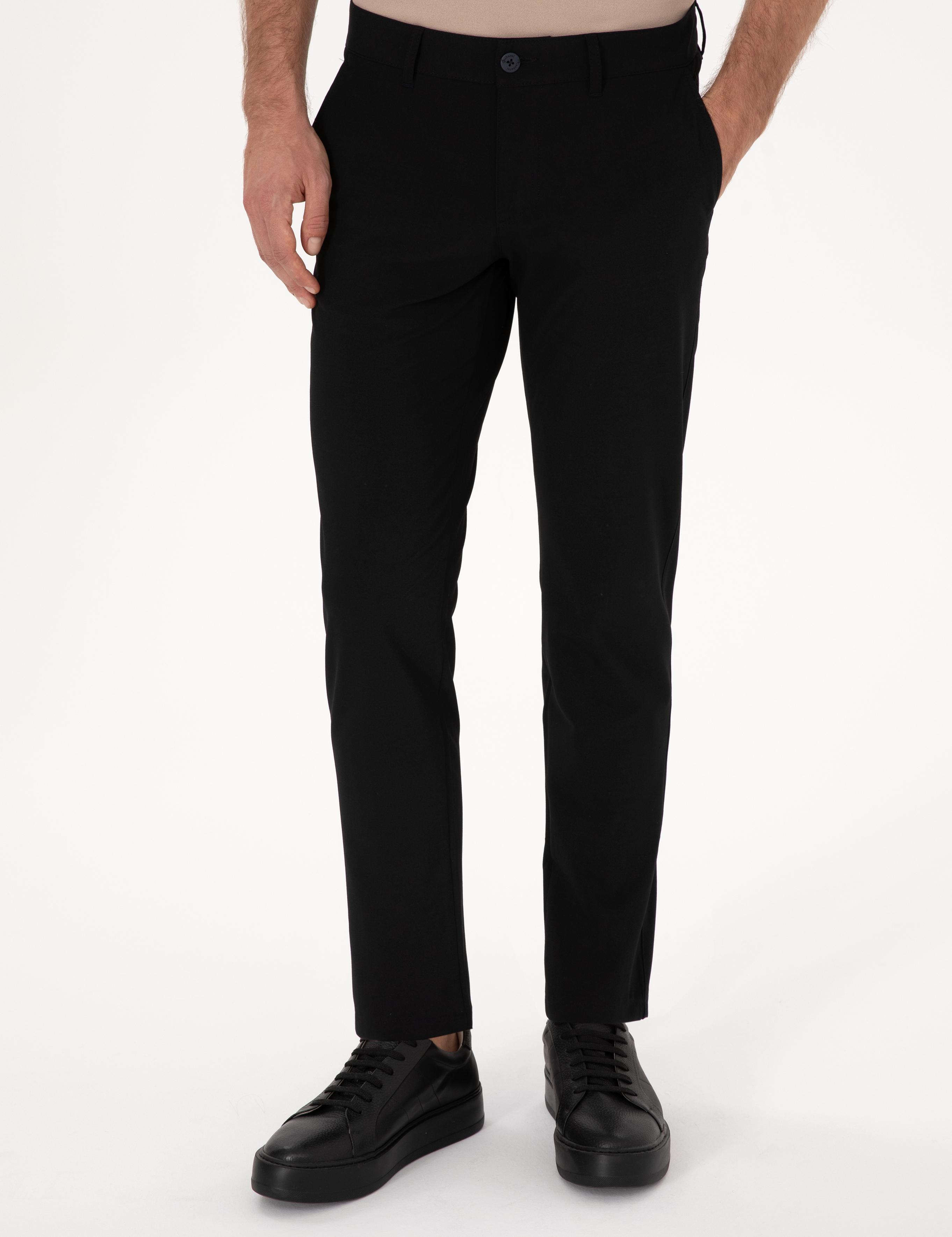 Lacivert Slim Fit Kanvas Pantolon - 50304090023