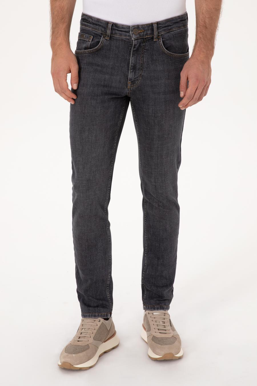 Antrasit Slim Fit Pamuk Karışımlı Jean Pantolon - 50313997012