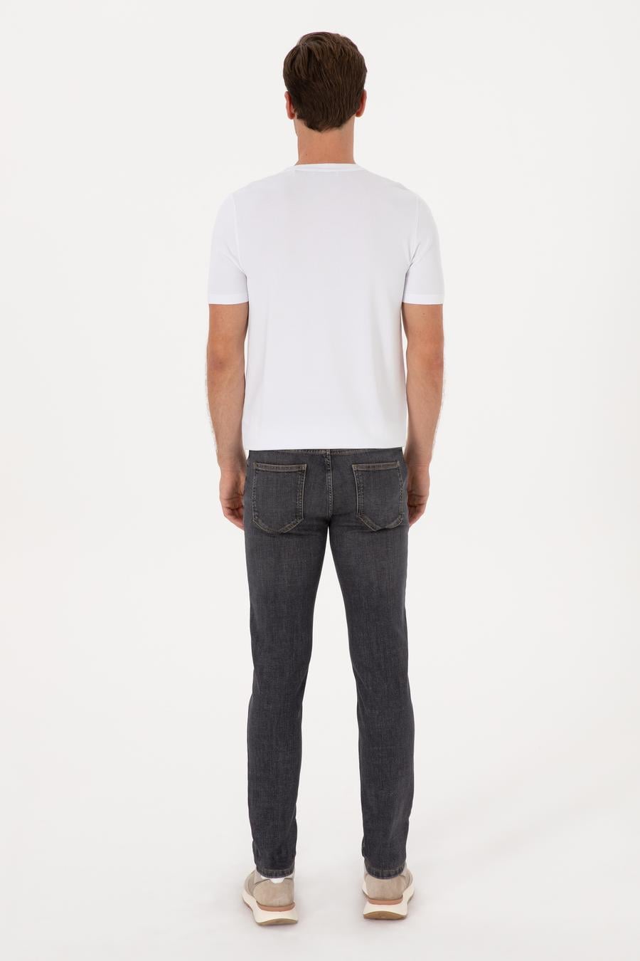 Antrasit Slim Fit Pamuk Karışımlı Jean Pantolon - 50313997012