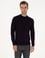 Mürdüm Slim Fit Yün Karışımlı Çeyrek Balıkçı Yaka Basic Triko Kazak