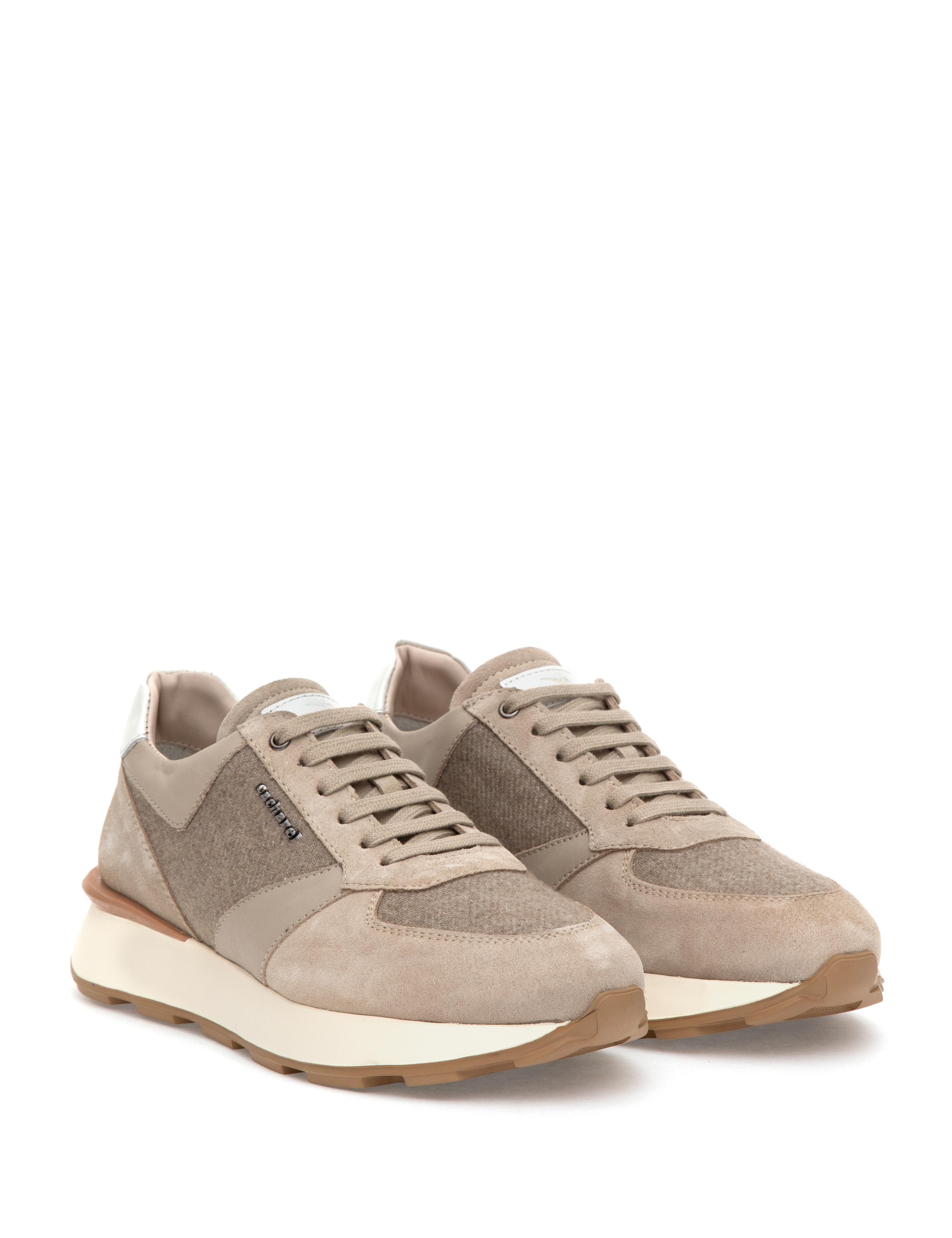 Bej %100 Deri Sneaker Ayakkabı - 50312139013