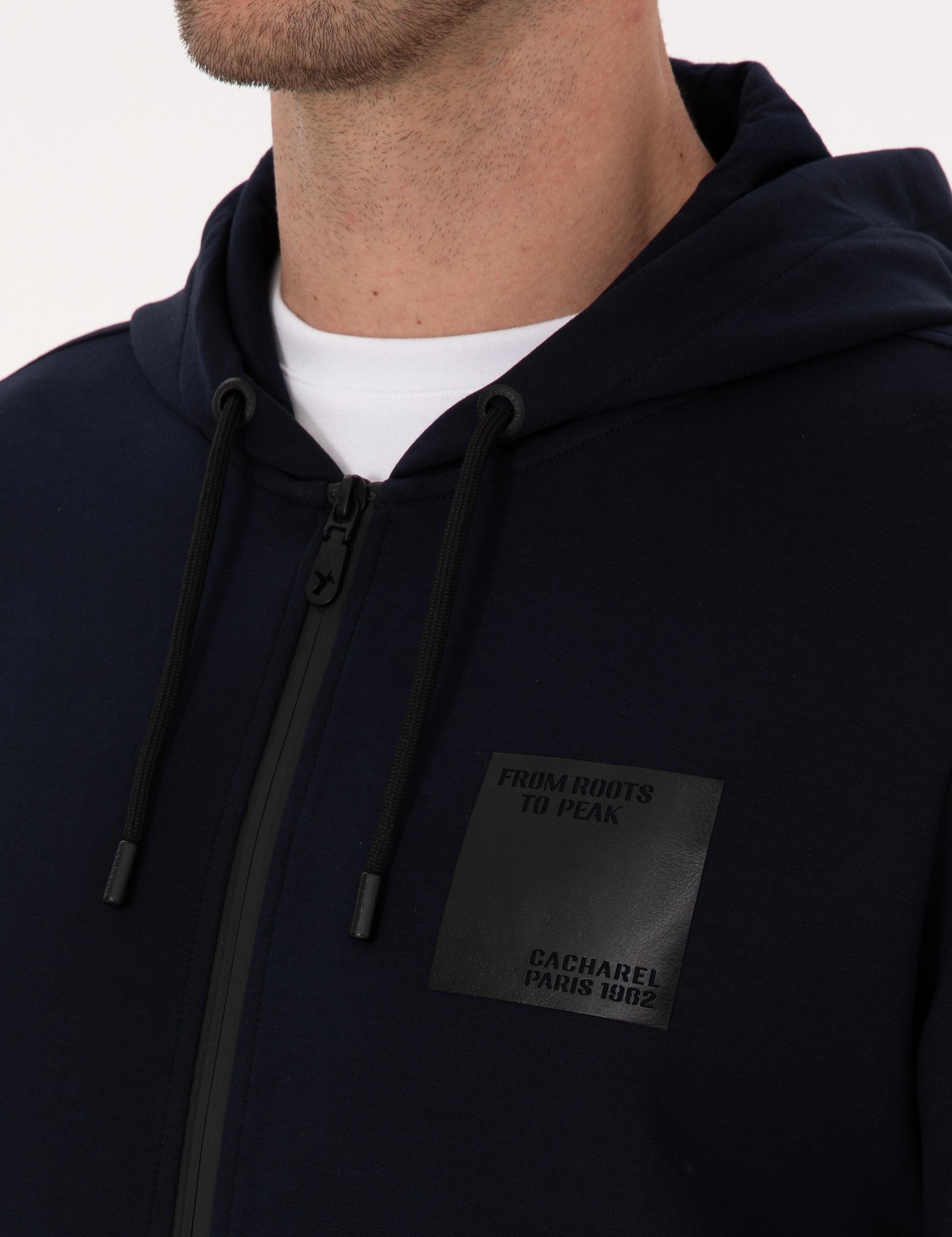 Lacivert Regular Fit Pamuk Karışımlı Tam Fermuarlı Sweatshirt - 50311630005