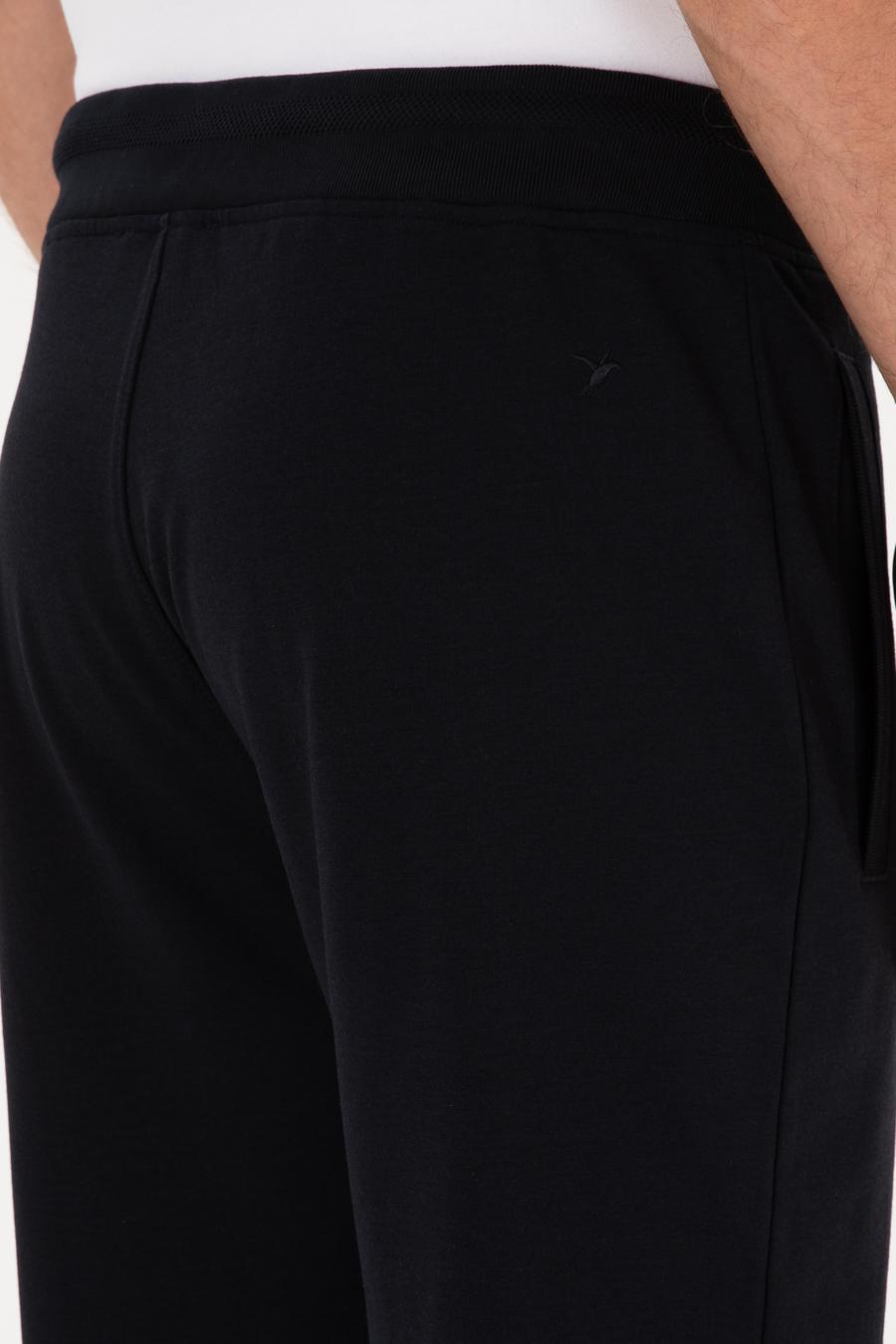 Lacivert Slim Fit Paçası Düz Eşofman Altı - 50314478004
